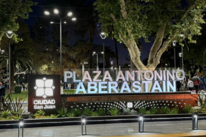 La Plaza Aberastain se renovó y ya es un espacio para todos