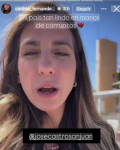 La defensa de Castro respondió y evalúa intimar a Cinthia Fernández
