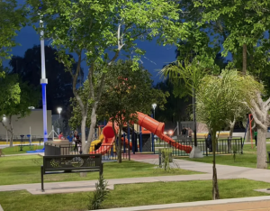 Santa Lucía suma obras: inauguró una plaza y tiene otras 14 en marcha